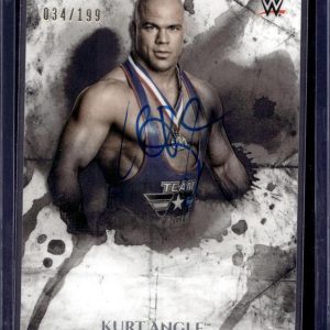 Kurt Angle 2018 Topps WWE Undisputed Auto /199 UA-KUA