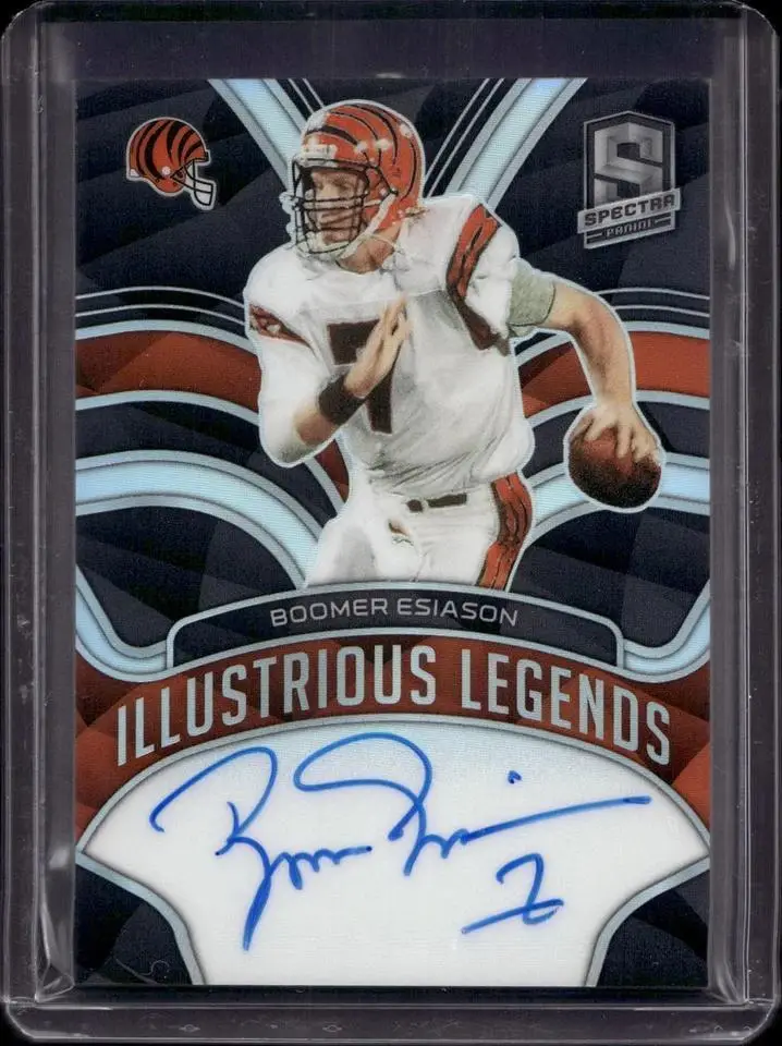 Boomer Esiason 2022 Panini Spectra Illustrious Legends Auto /99 Bengals