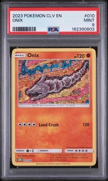 Onix Pokemon Classic Collection Venusaur Deck Holo 010/034 PSA 9