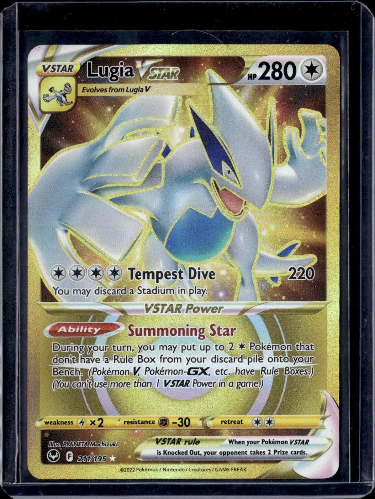 Lugia VSTAR Pokemon SWSH12: Silver Tempest (Secret) (211) 211/195