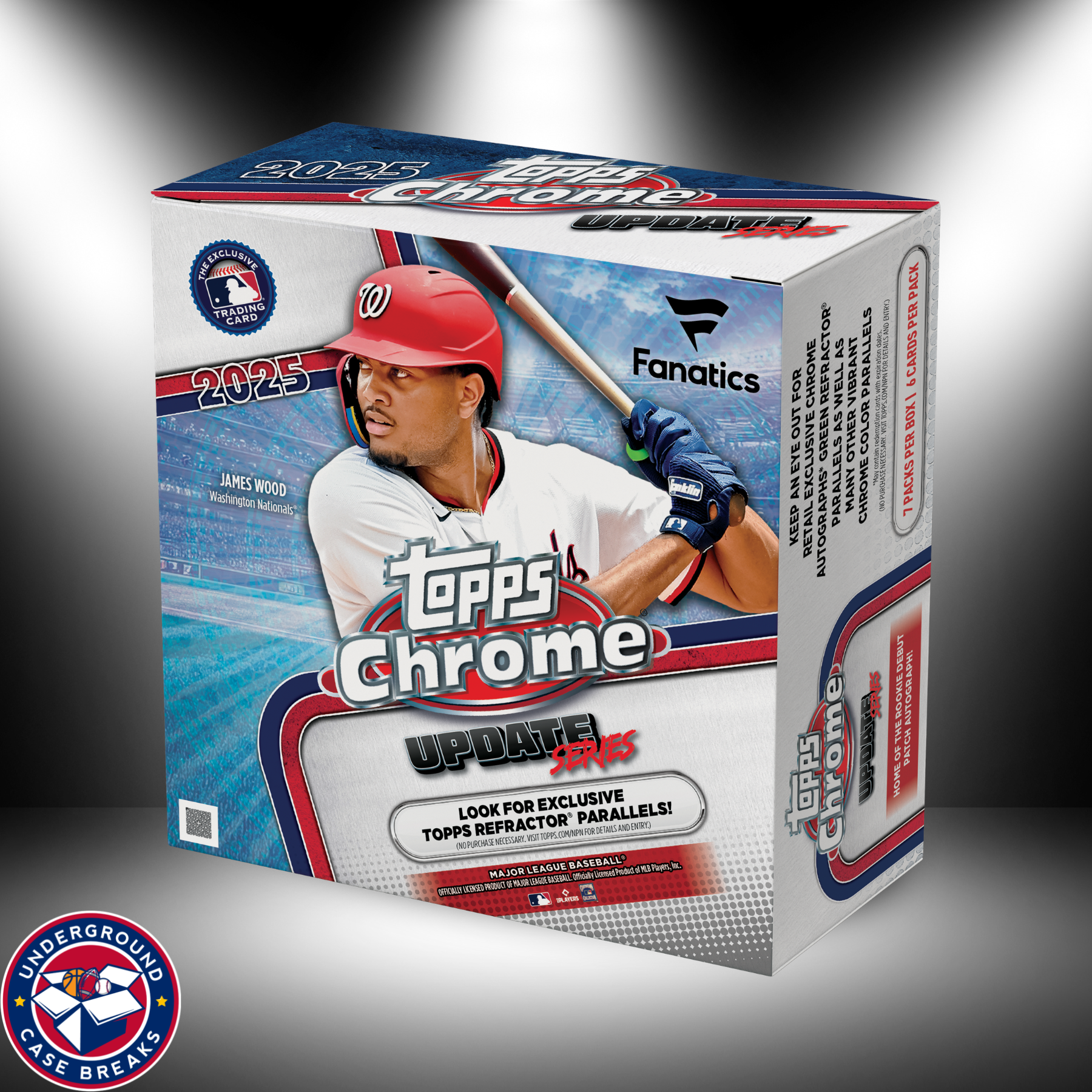 2025 Topps Chrome Update Baseball Mega Box (Fanatics Exclusive)