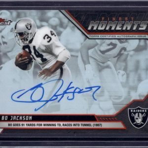 Bo Jackson 2025 Finest Finest Moments Auto Los Angeles Raiders FMA-BJ