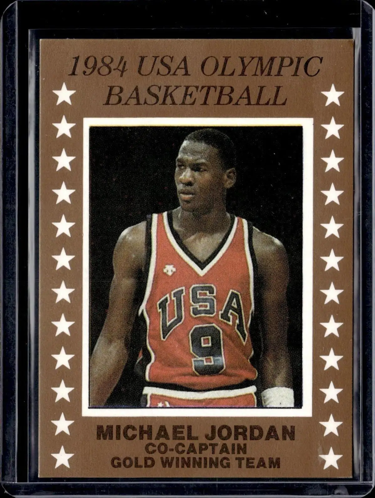 Michael Jordan 1984 USA Olympic Basketball Card Team USA