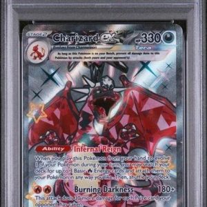 Charizard ex Pokemon Paldean Fates Tin Promo 074 PSA 9