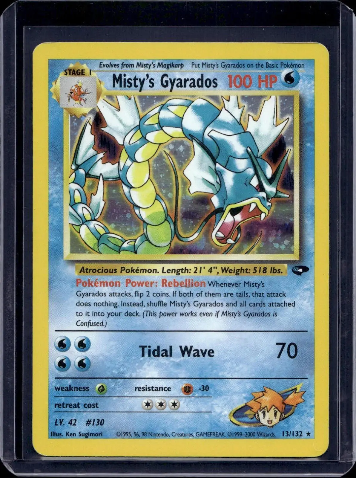 Misty's Gyarados ***Holo Pokemon Gym Challenge 13/132