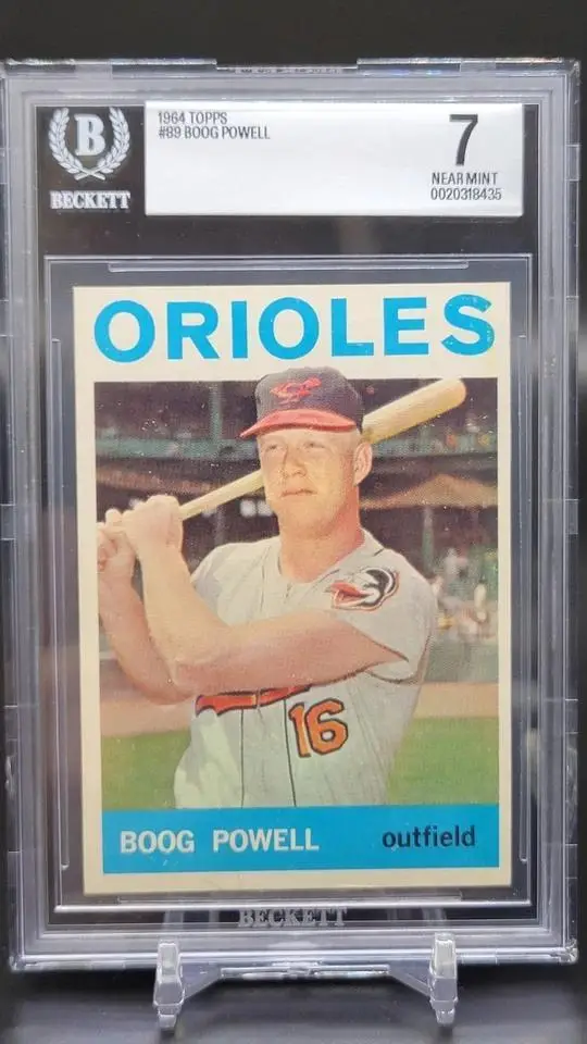 Boog Powell 1964 Topps Baltimore Orioles 89 BVG 7