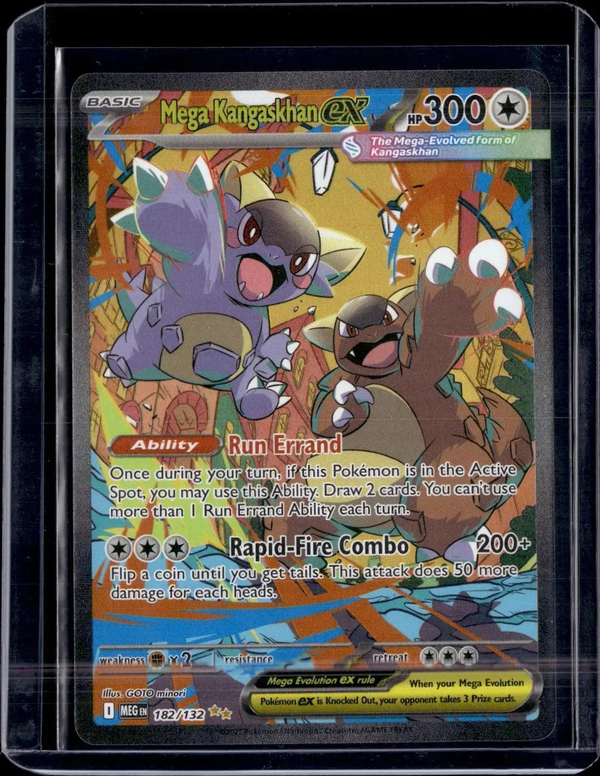 Mega Kangaskhan ex Pokemon ME01: Mega Evolution 182/132