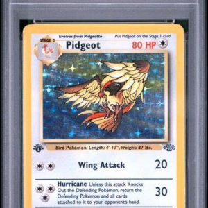 Pidgeot Holo Pokemon Jungle 1st Edition 8/64 PSA 4