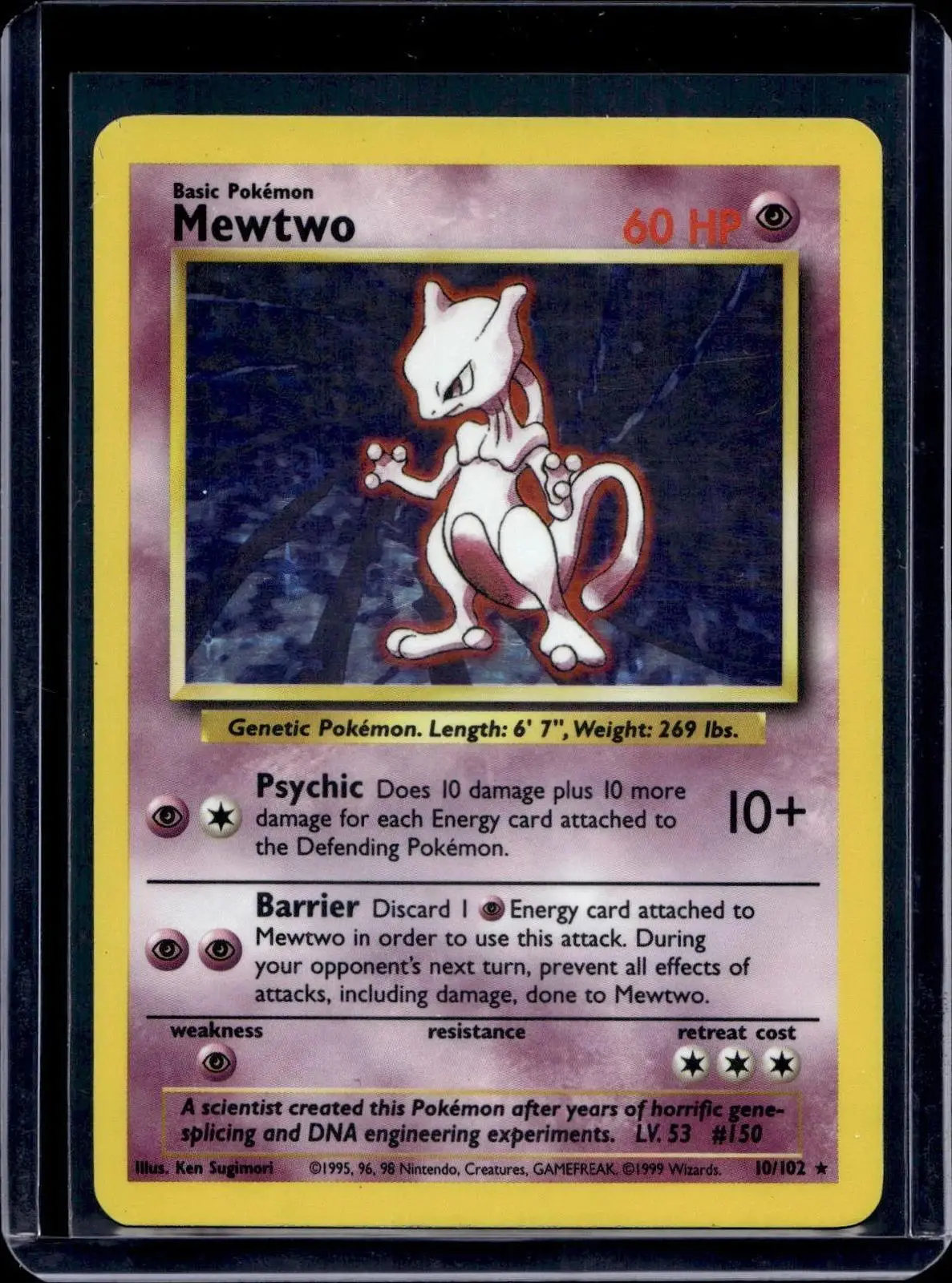 Mewtwo Holo ***Pokemon Base Set 010/102