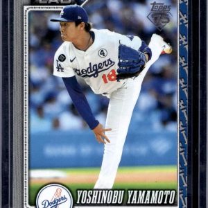 Yoshinobu Yamamoto 2026 Topps Team Color Border Los Angeles Dodgers 90