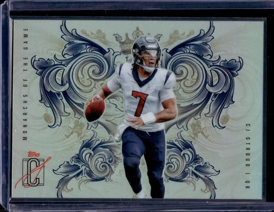 CJ Stroud 2024 Topps Signature Class Monarchs of the Game Houston Texans MG-37
