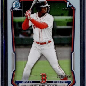 Justin Gonzales 2026 Bowman Chrome 1st Refractor /499 Boston Red Sox BCP-141