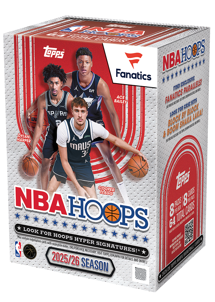 2025-26 Topps NBA Hoops Fanatics Exclusive Blaster Box