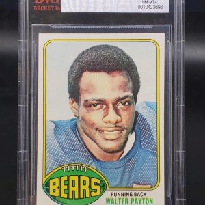 Walter Payton 1976 Topps Rookie RC Chicago Bears 148 BVG 8.5